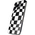 Black and White Zoomed Checkerboard iPhone 14 Pro Skin